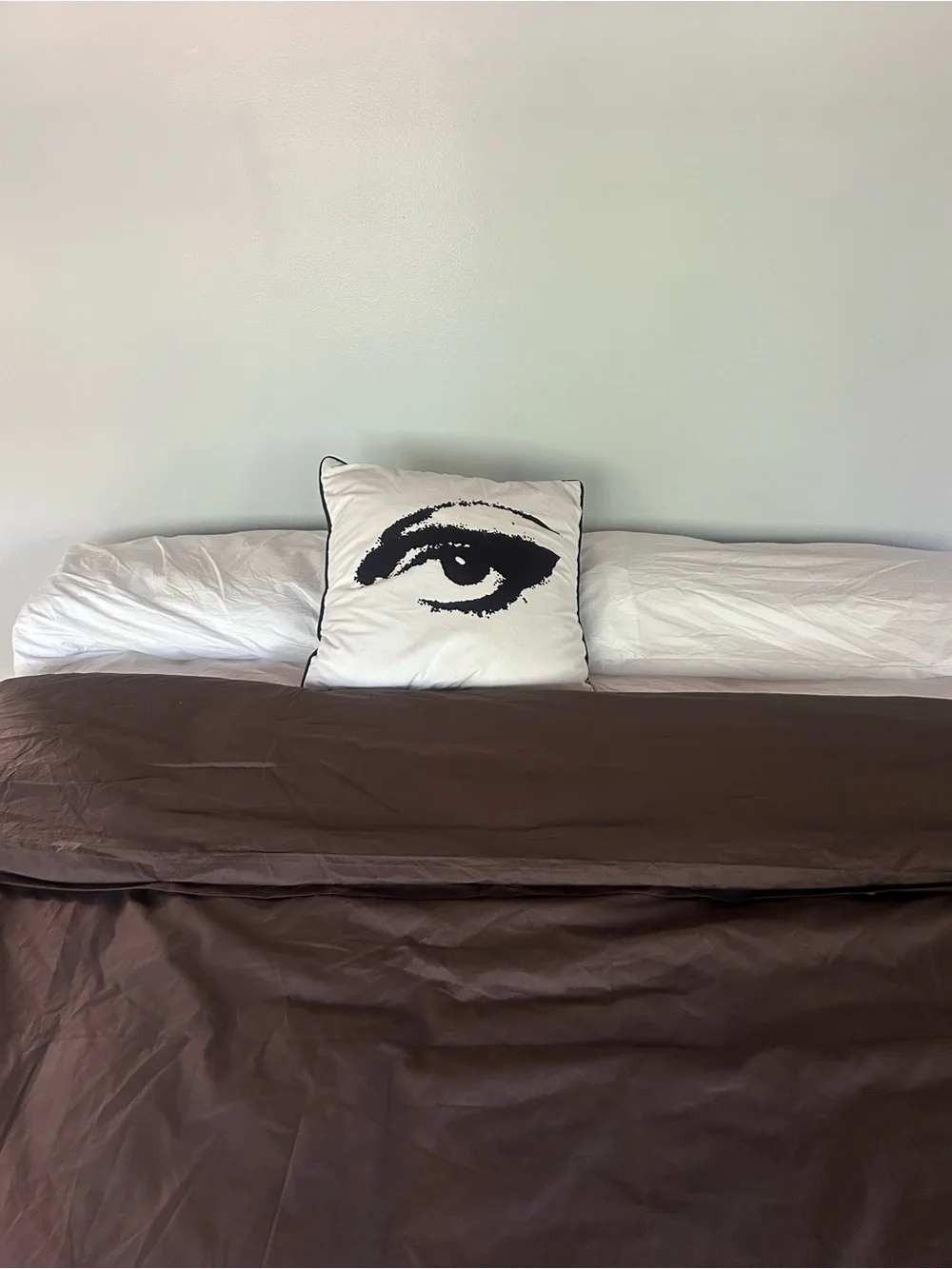 DVF evil eye designer throw pillow
